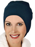 Cozy Collection Organic Bamboo in Black - Small Medium & Large - Hello Courage | Chemo Hats - Cancer Caps - Cancer Scarves - Headcovers - Cancer Beanies - Headwear for Hair Loss - Gifts for  Cancer Patients with Hair Loss - Alopecia
