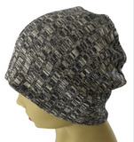 Energy Beanies - Fall/Winter Navy Blue and Gray Super Soft - Small / Medium and Large