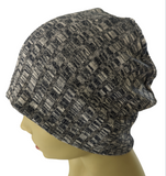 Energy Beanies - Denim Navy Blue and Gray Super Soft - Small / Medium and Large