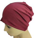 Energy Beanies - Burgundy Chemo Cap Small / Medium and Large