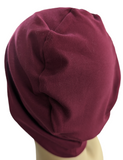 Energy Beanies - Burgundy Chemo Cap Small / Medium and Large