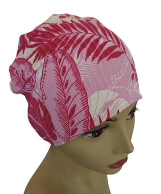 Energy Beanies - Pink Tropical Beautiful Print - Small / Medium and Large