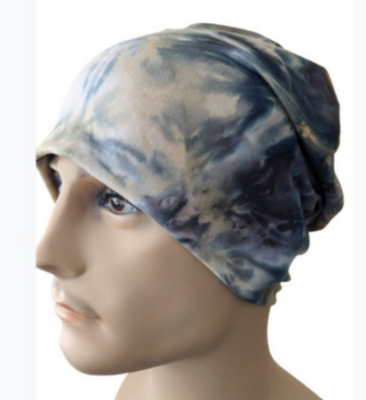Men's Collection -  SUPER SOFT Denim Navy Tan Tie Dye SUPER SOFT Knit Small / Medium Large