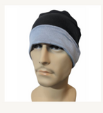Reversible Men's Collection - Black and Gray Size Large, Super Soft