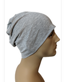 Men's Collection Lightweight Bamboo, Medium Gray & Lounge Cap - Small/Medium & Large