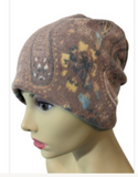 Fall Winter - Paisley - Fleece Feel Hacci knit Super Soft Small / Medium and Large