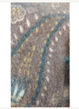 Fall Winter - Paisley - Fleece Feel Hacci knit Super Soft Small / Medium and Large