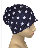 Energy Beanies Collection - Navy & Stars - Size Medium/Large