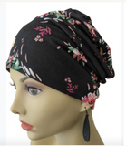 Energy Beanies - Black Pink Print - Small / Medium and Large