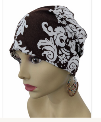 Energy Beanies - Brown Swirl - Small / Medium and Large