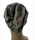 Energy Beanies Collection - Size Small Medium Large - Gray. Black Tie Dye