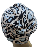 Energy Beanies - Small / Medium and Large Animal Print Blue Black