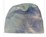 Energy Beanies - Small / Medium and Large Tie Dye Blue Aqua Fiji
